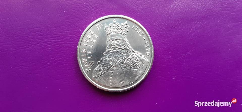 Moneta PRL 100 ZŁOTYCH 1987 KAZIMIERZ III WIELKI Pruszków