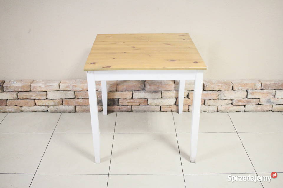Drewniany stół 74 x 74 IKEA Lerhamn Pszczyna