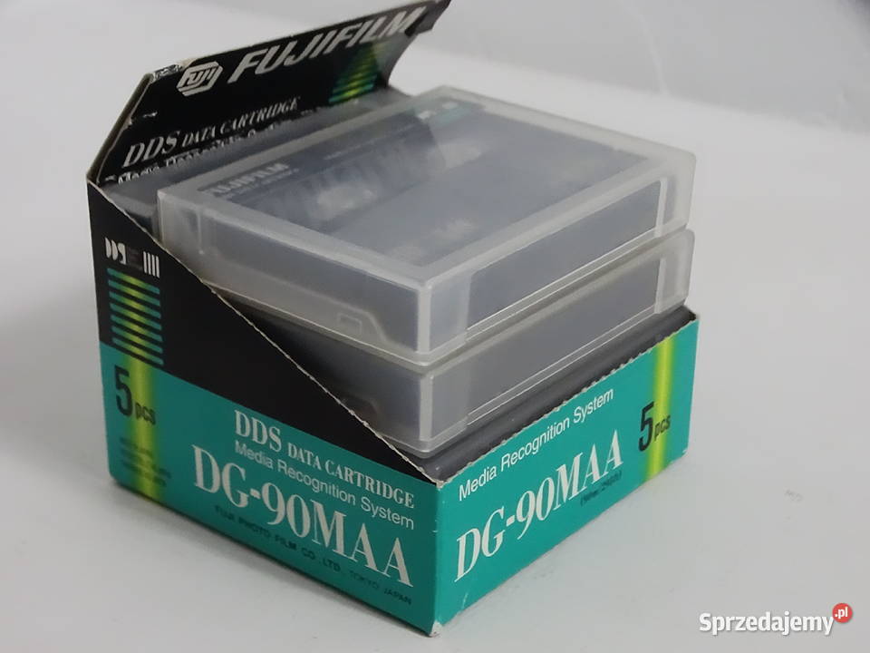 Kasety Fujifilm DDS DG90M DAT Zestaw 5 sztuk Akcesoria