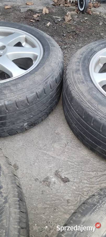 Alufelgi 5x112 16r z oponami lato passat audi Chełm sprzedam
