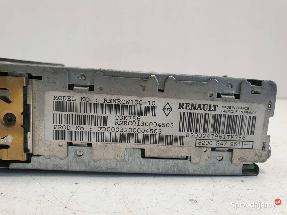 Renault Laguna II RADIOODTWARZACZ 8200247961 Kod Rudka sprzedam