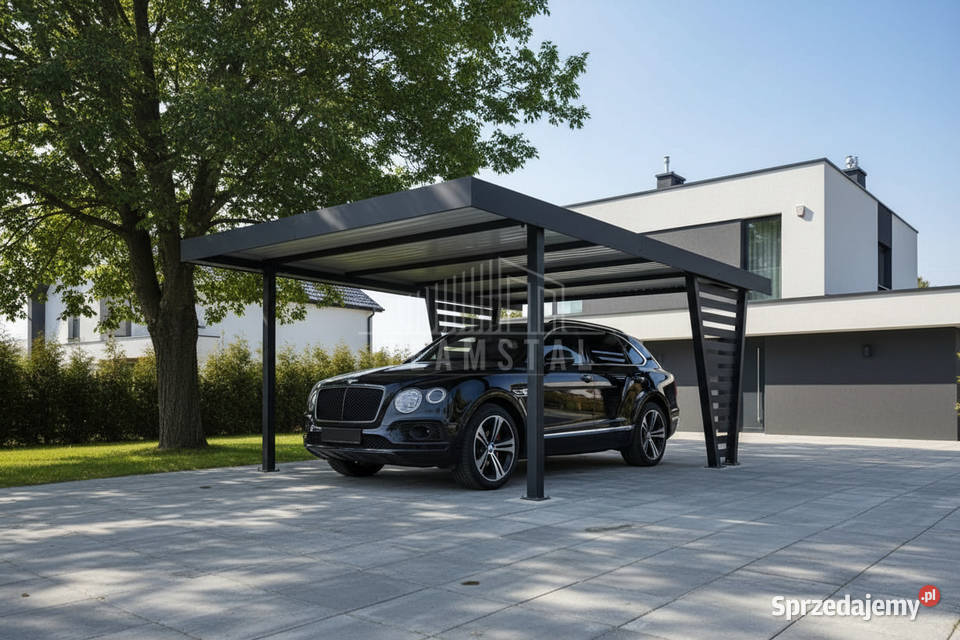 Carport V PREMIUM 5x5m Wypełnienie panelami samodzielny podlaskie Hajnówka sprzedam