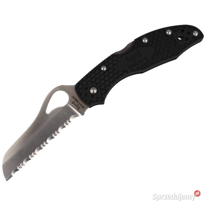 Nóż Spyderco Byrd Meadowlark 2 Rescue FRN Black mazowieckie sprzedam