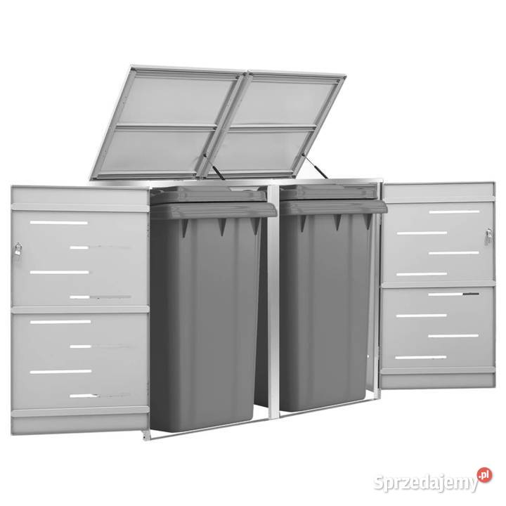 Osłona na 2 kosze na śmieci 138x775x1125 stal Pozostałe Warszawa sprzedam