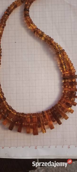 Naszyjnik Bursztyn Vintage Białystok sprzedam