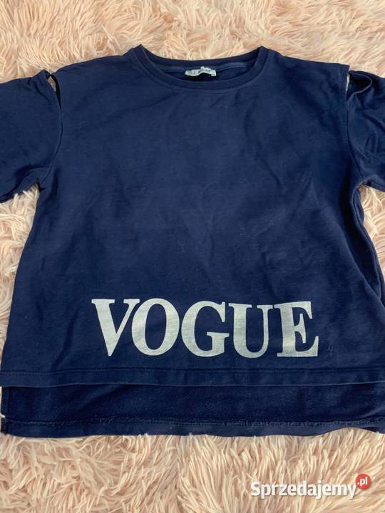 Tshirt koszulka bluzka granatowa Vogue HIT podkarpackie Jasło