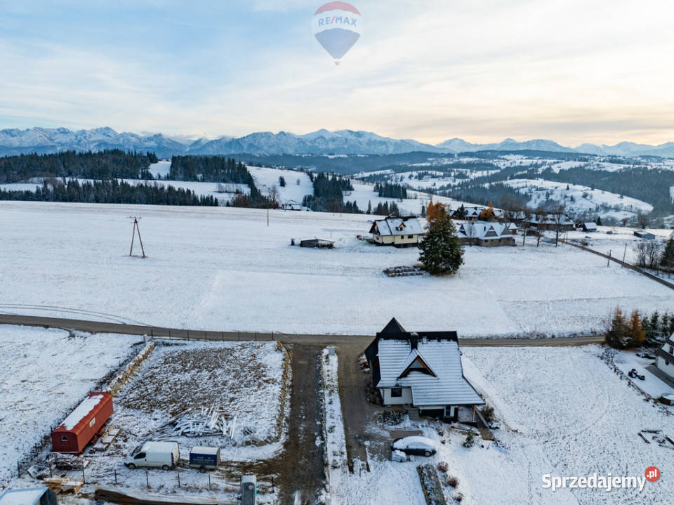 Widokowa działka budowlana w Czerwiennem 2 Ząb budowlana