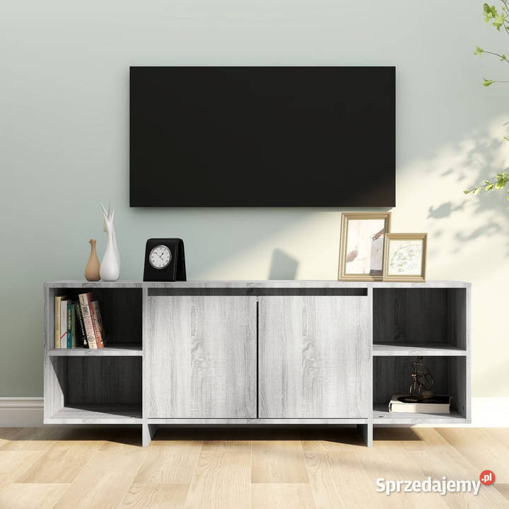 Szafka pod TV szary dąb sonoma 130x35x50 Warszawa sprzedam