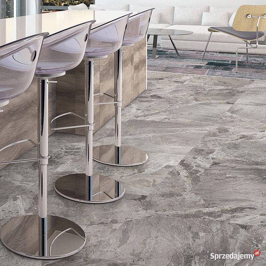 Płytki Marmurowe Atlantic Grey polerowane Rumia