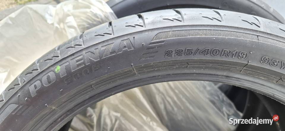 Opony Bridgestone Potenza S005 225 40 19 Gorzew sprzedam