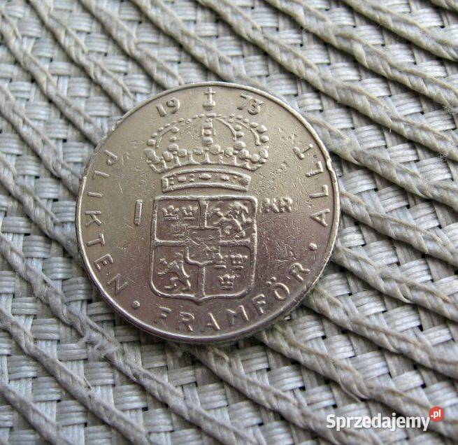 Szwecja 1 Korona 1983r wielkopolskie Kalisz