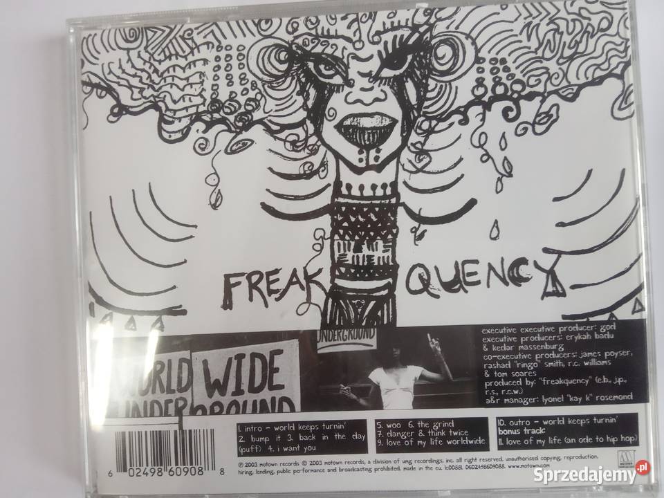 Erykah Badu world wide underground CD Częstochowa