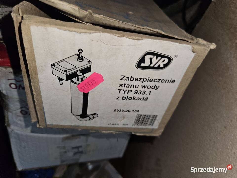 Syr zabezpieczenie stanu wody nowe typ 9331 Łódź