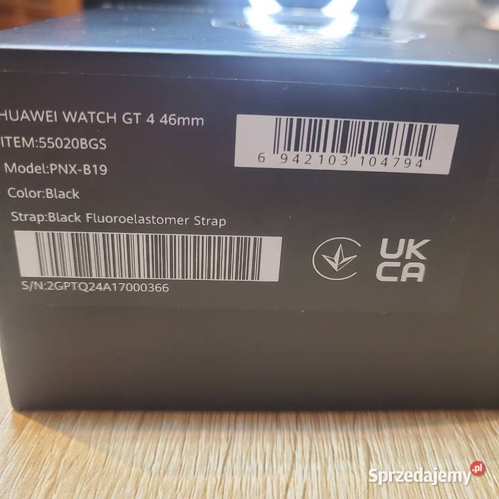 NOWY Huawei Watch GT 4 46mm Stan idealny 100 mazowieckie
