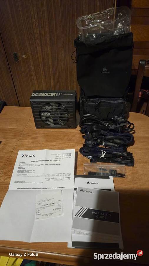 Zasilacz Pc Corsair Hx 750w Full Modularny Łódź