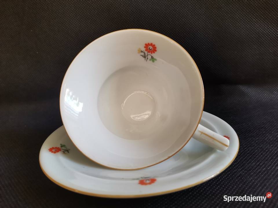 Stara unikatowa przedwojenna filiżanka porcelana Siemianowice Śląskie