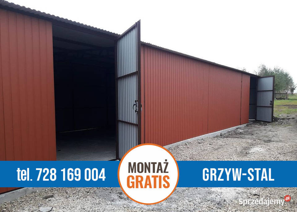 Garaż Blaszany Wiata HalaMagazyn RolniczyBlaszak