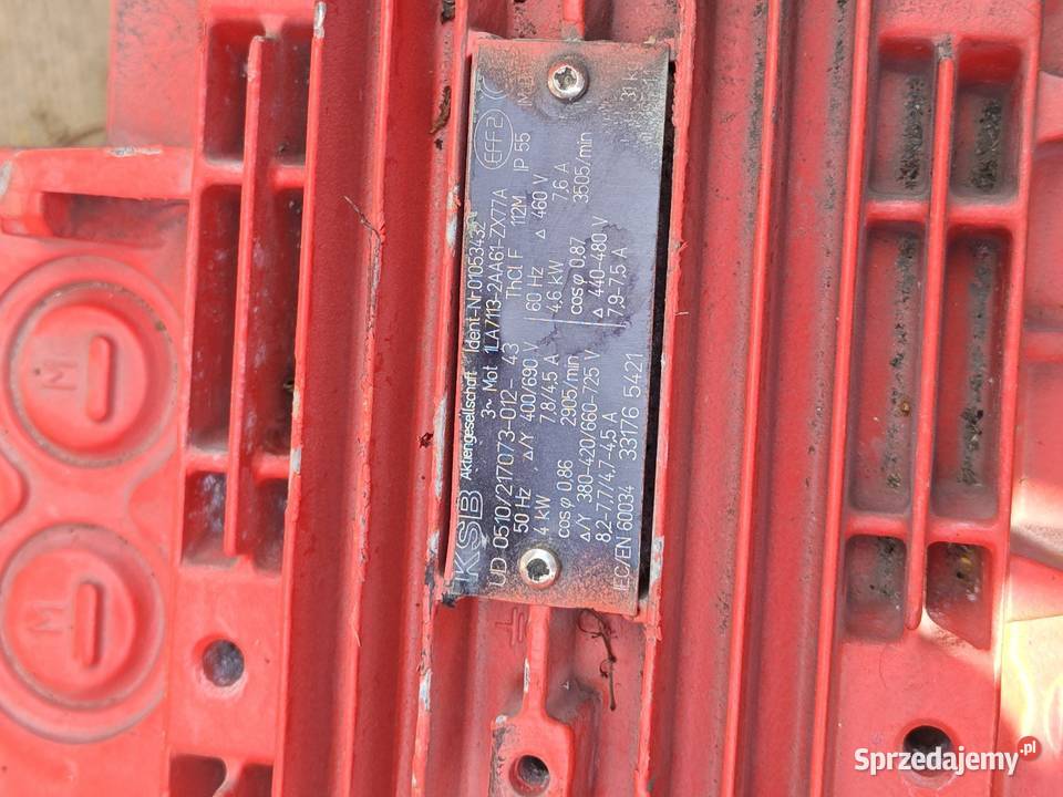 Pompy KSB obiegowe 4 Sztuki Hurt