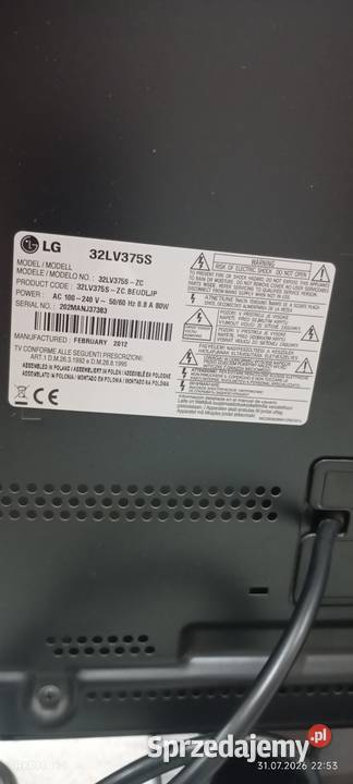 Telewizor LG 32 cale Sośnica