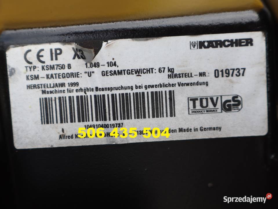 Spalinowa Zamiatarka Karcher KSM 750