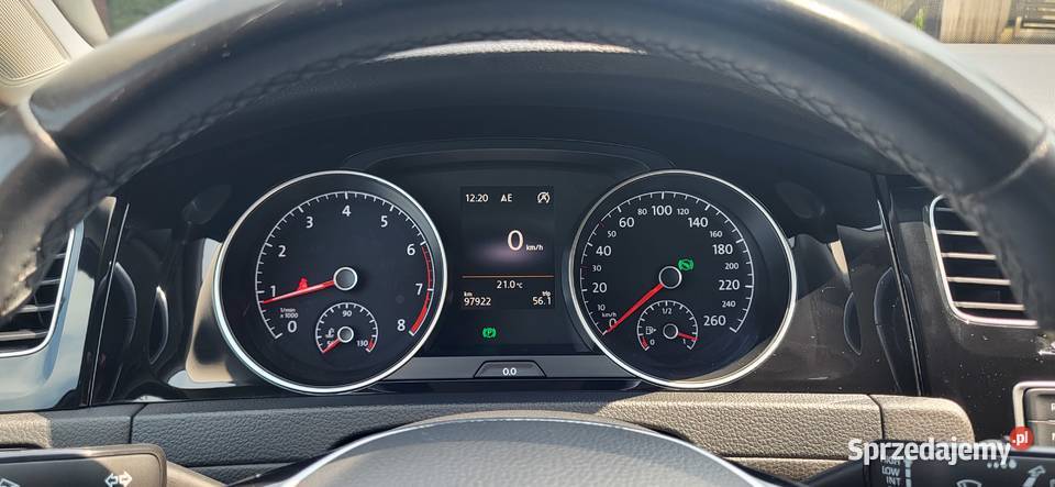 VW Golf VII salon serwisowany w ASO 100 bluetooth Golf Stare Babice