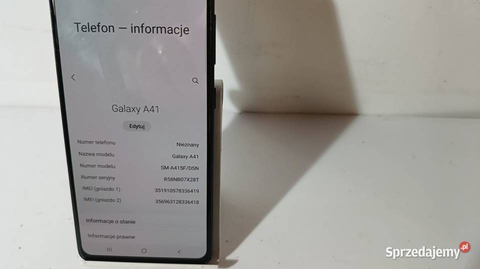 Smartfon SAMSUNG Galaxy A41 464GB Katowice