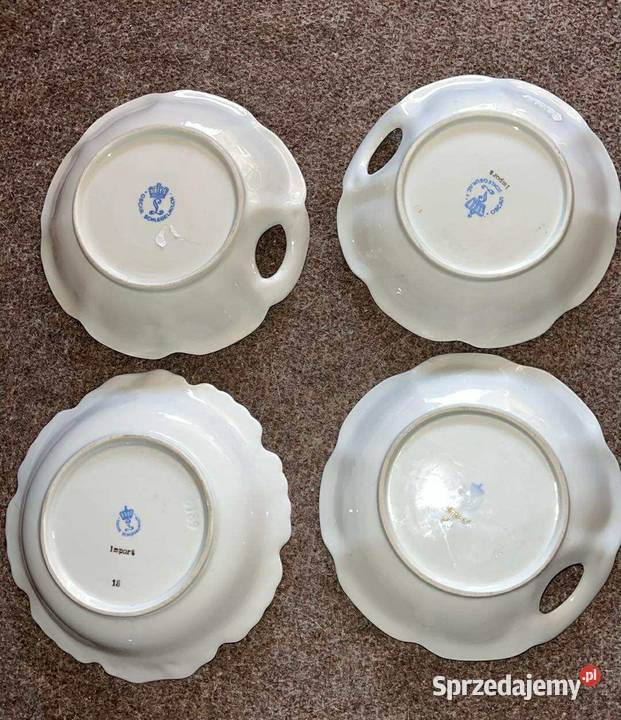 Paterka z dziurką Oskar Schlegelmilsch Biała z Porcelana i szkło Gdańsk