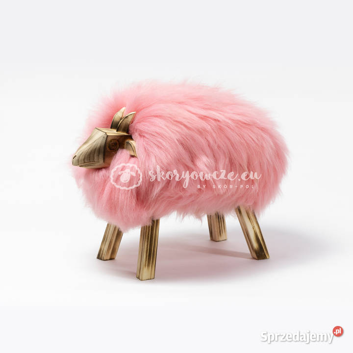 Krzesło baranek dekoracyjny cukierkowy róż Szaflary