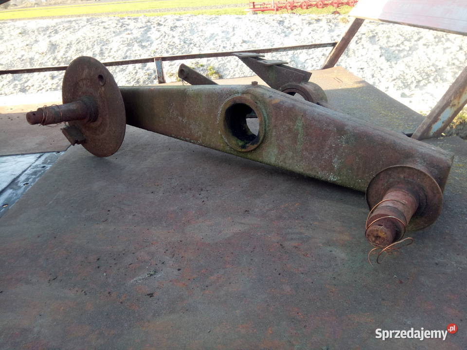 oś tandem rozrzutnik Warfama N218 6 ton nieuszkodzony łódzkie Łyszkowice