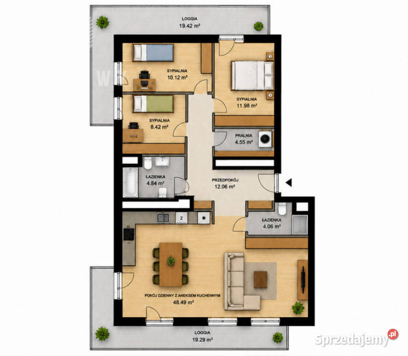 Mieszkanie 10751m2 4pokojowe Warszawa Gumińska 21145zł/m2