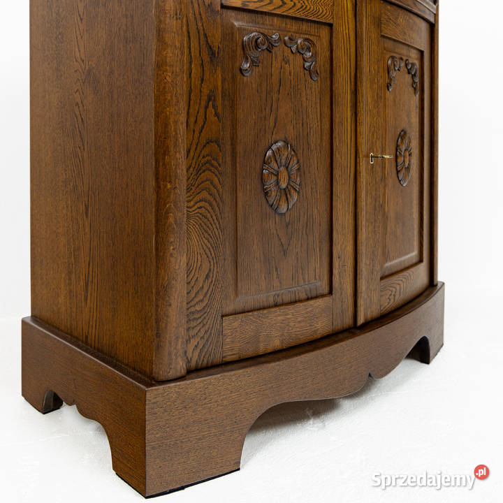 Stylowa Mała Komoda Antyk Stara Dania Dębowa Dąb Swarzędz