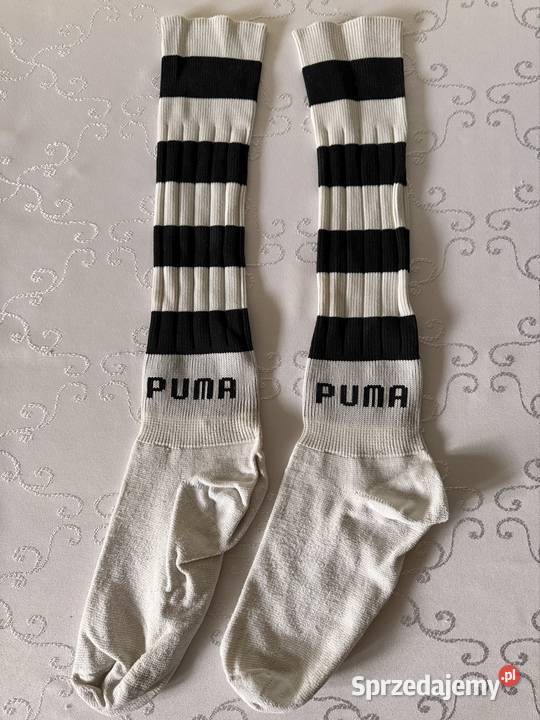 Getry piłkarskie Puma Vintage 90s biało czarne śląskie Czerwionka-Leszczyny