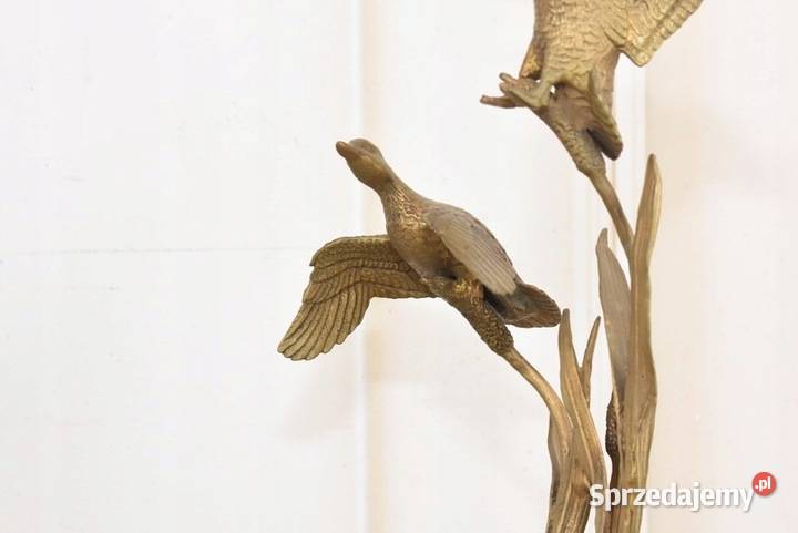 Porcelanowa Malowana Złocona Patera Łabędź i sprzedam