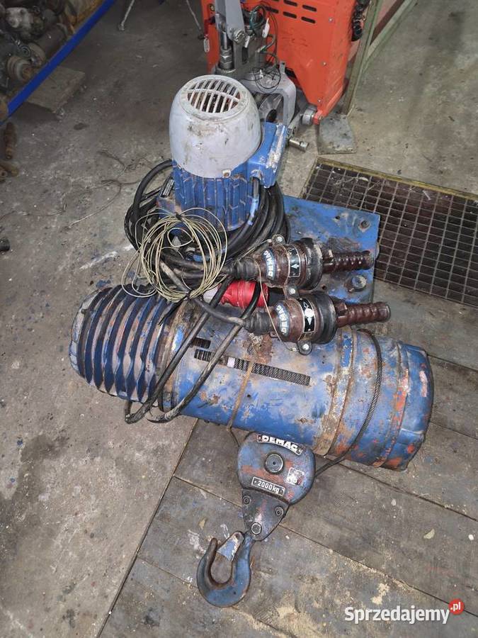 Wciągnik suwnica DEMAG 2T sprzedam