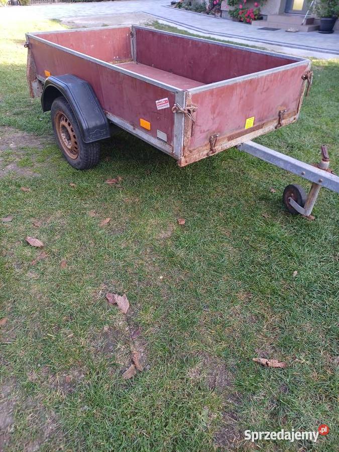 Przyczepa przyczepka towarowa samochodowa lekka śląskie Gwoździany
