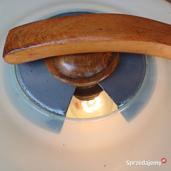 Lampa podłogowa ze stolikiem na kołkach ArtDeco Suchorzew