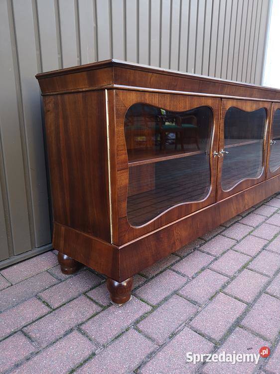 Komoda ARTDECO Orzech RTV Niska Unikat 170 Stara Meble Swarzędz