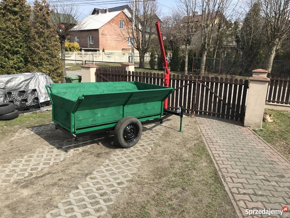 Przyczepa do quada hds dźwig kiprowana lesna na małopolskie Olkusz