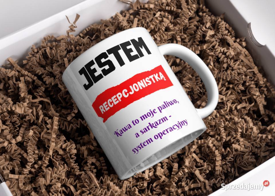 Kubek Nie jestem czarodziejem zabawny gadżet do