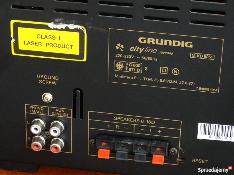 Wieża Grundig pilot kolumny mocna sprawna i podkarpackie Jasło