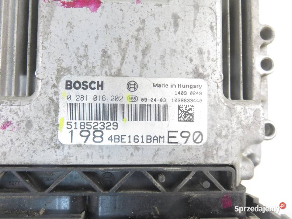 STEROWNIK FIAT BRAVO II 16 D Multijet 51852329 osobowe