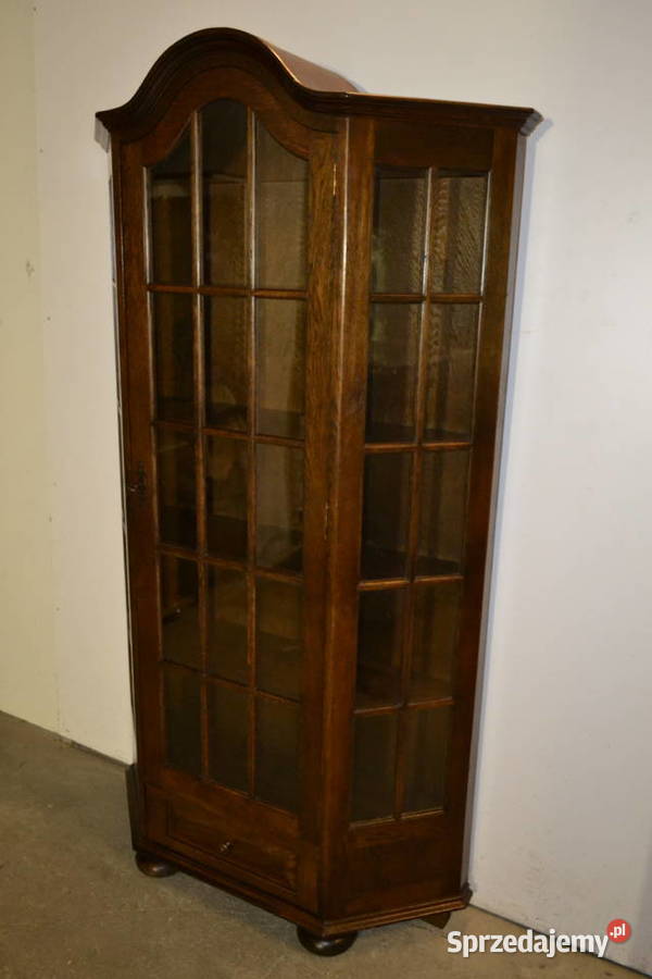 witryna stylowa ciemny dąb Będzin