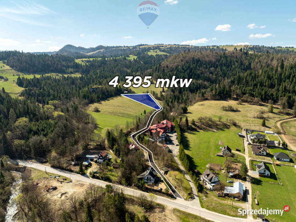 Działka widokowa Szlachtowa ok 4395 m 55m