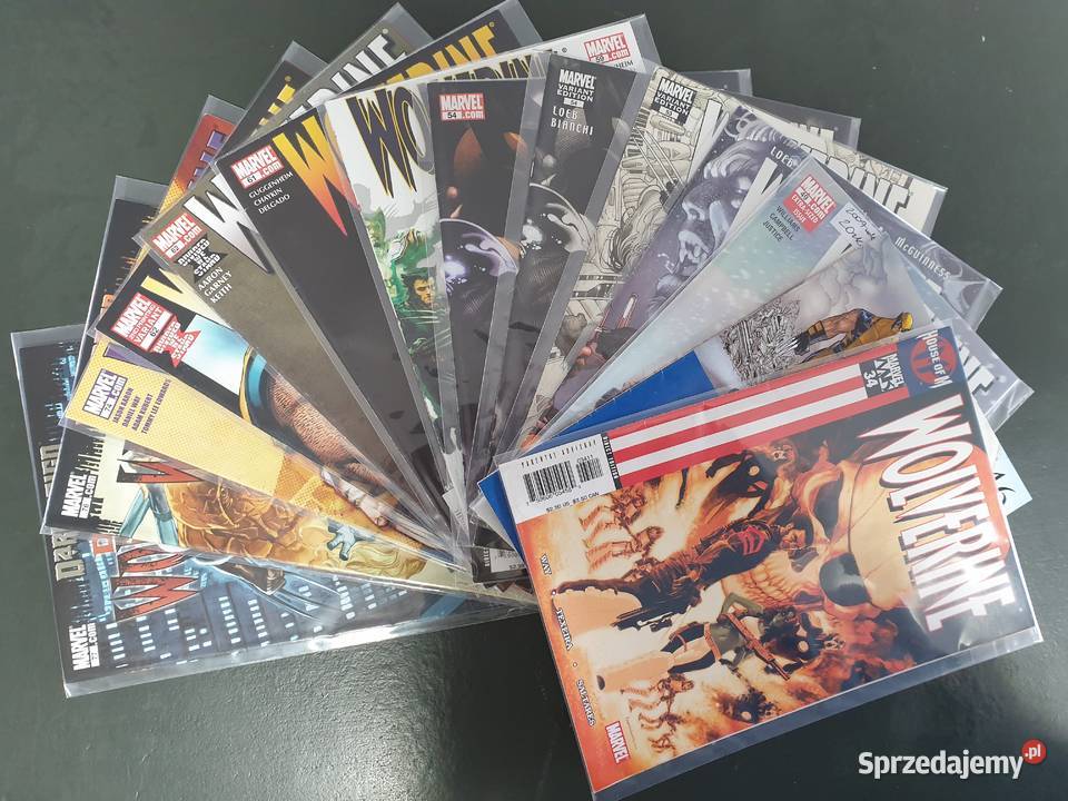 Wolverine zestaw 14 oryginalnych komiksów Marvel Komiksy pomorskie Gdynia