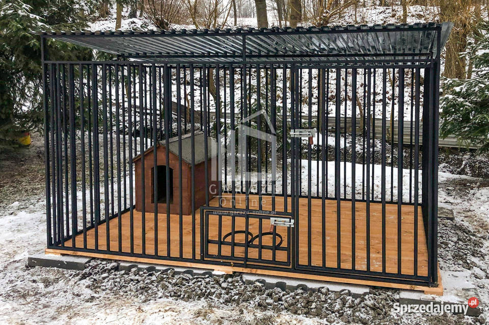 Kojec Psów 3x2m Drewniana podłoga Uchwyt na Gorzów Wielkopolski