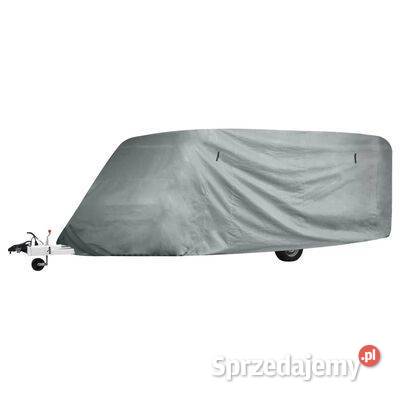 vidaXL Pokrowiec na przyczepę kempingową szary Warszawa