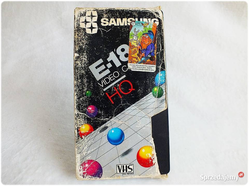 Kaseta VHS SAMSUNG 180 minut Filmy Tunel Żary