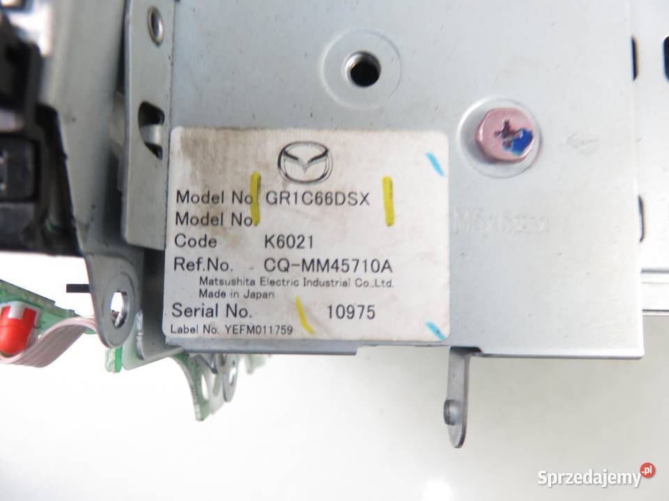 RADIO MAZDA 6 Station Wagon GY GR1C66DSX