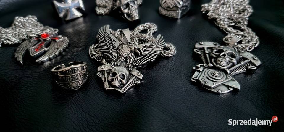 wisiorek zawieszka czaszka orzeł chopper mazowieckie Sochaczew sprzedam