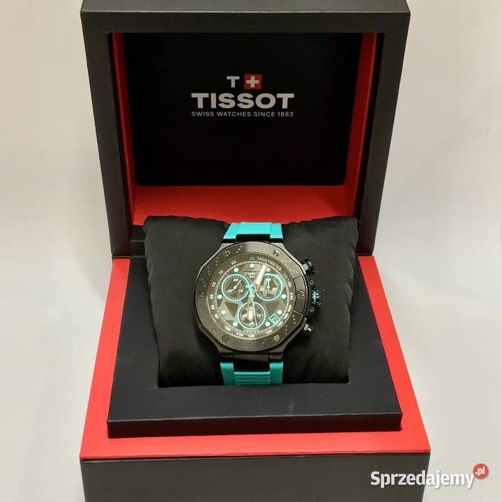 Tissot TRace Chronograph T141 45 mm PVD szafir Warszawa